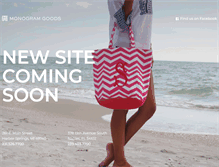 Tablet Screenshot of monogramgoods.com